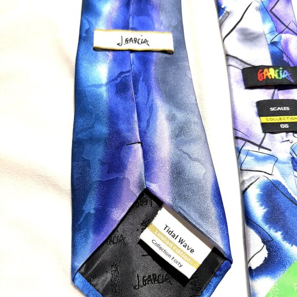 J. Garcia Tie Collection 4 Ties 100% Silk - Picture 5 of 9